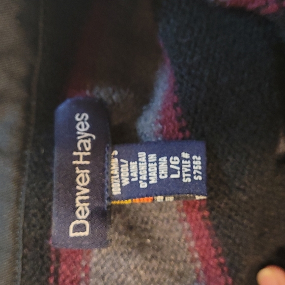 Denver Hayes Wool Sweater mens Size Lg - Picture 4 of 4